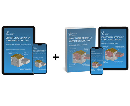 Bundle: Module #2 & #3 of Structural Design of a Residential Building